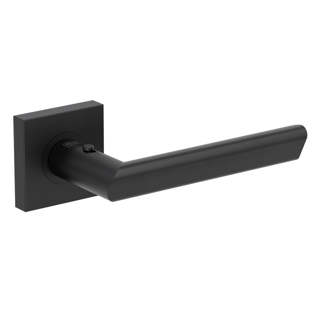 Дверна ручка TRI 134 SQUARE smart2lock чорний графіт права