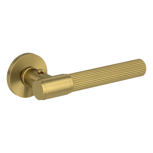 [136913221] Дверна ручка Griffwerk VAYA 136 ARIS золото матове smart2lock права